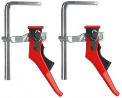 Bessey GTR16S6H 2 x All Steel Lever Clamp (Pair) For Guide Rail Clamping £84.06